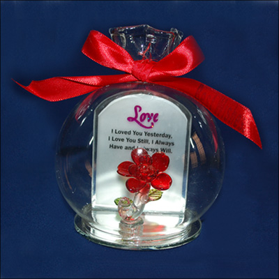 "Love Message in a Glass Jar -Code 126-002 - Click here to View more details about this Product